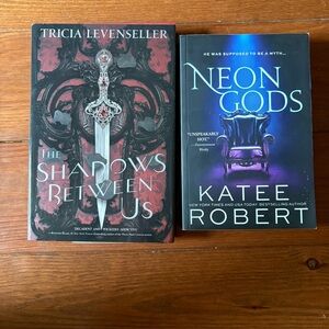 The Shadows Between Us + Neon Gods book lot